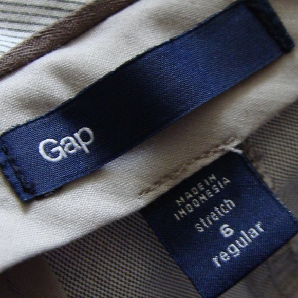 GAP Light Gray CROP Capri Pant Sz 6 (20 Inch Inseam) - Picture 6 of 6